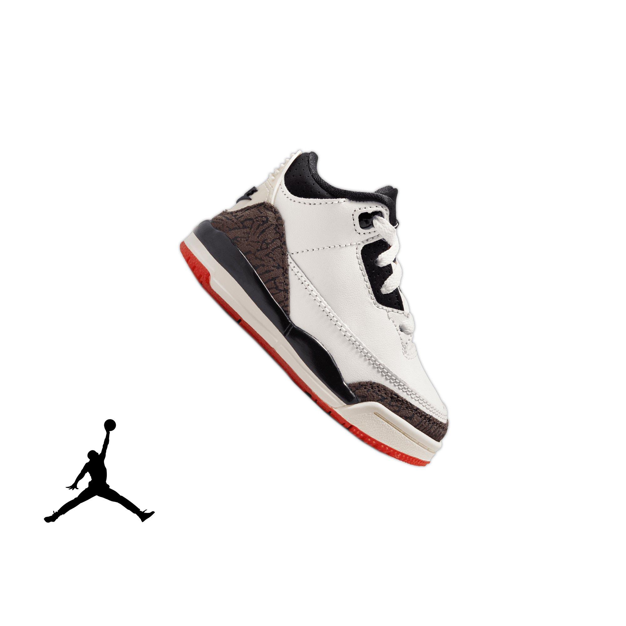 Jordan 3 Retro "World's Best" Toddler Kids' Shoe - SAIL/BLACK/UNIVERSITY RED/PALE IVORY